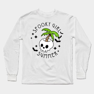 Spooky Girl Summer Long Sleeve T-Shirt